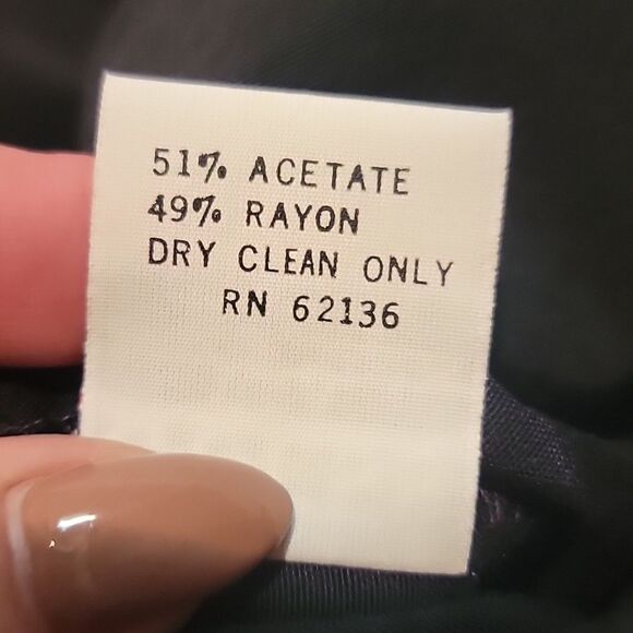 Vintage Guess Black Satin Dress With Lace Up Front. Sz 9 - Picture 9 of 11